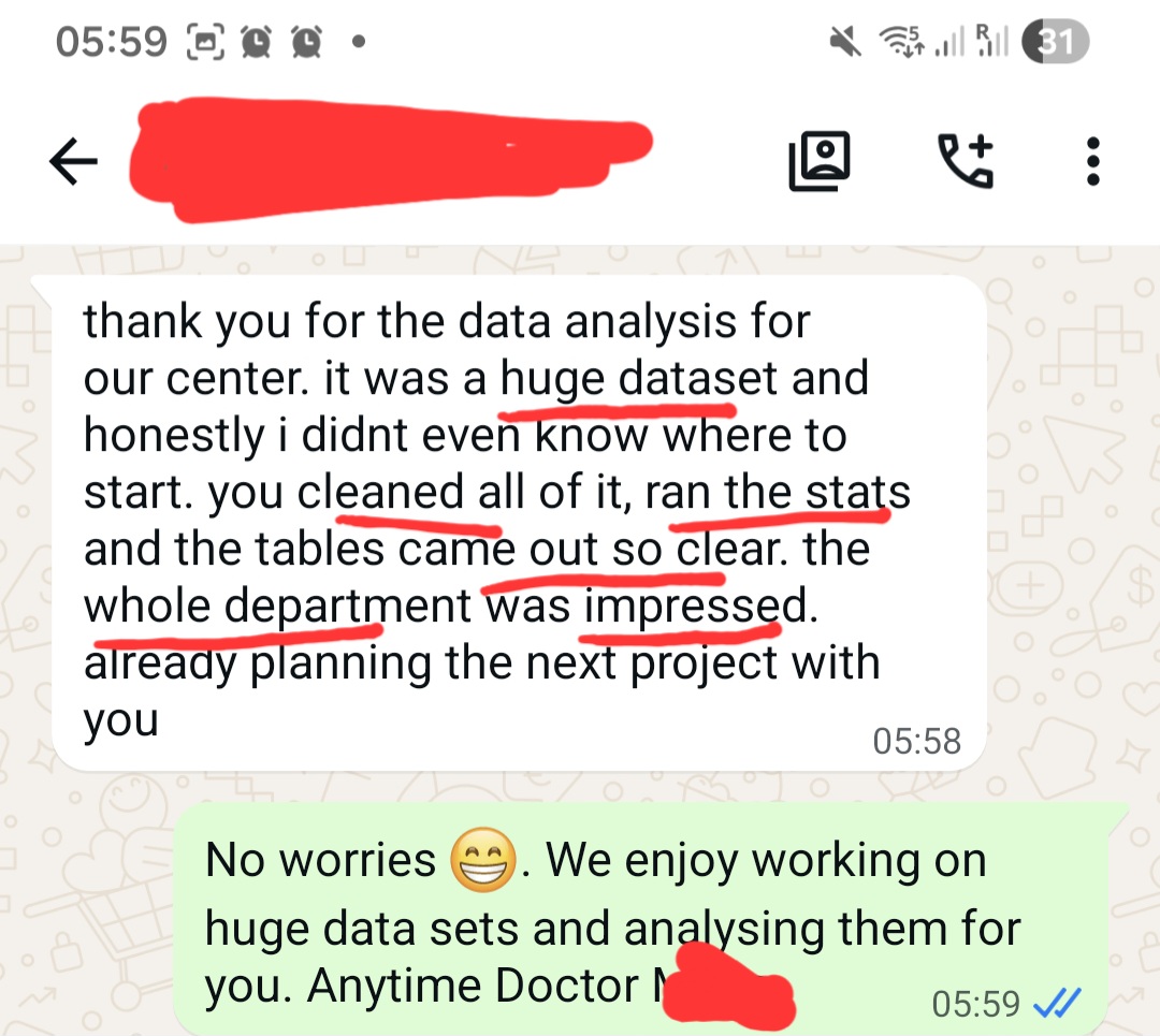 Doctor testimonial for Endromeda Consulting