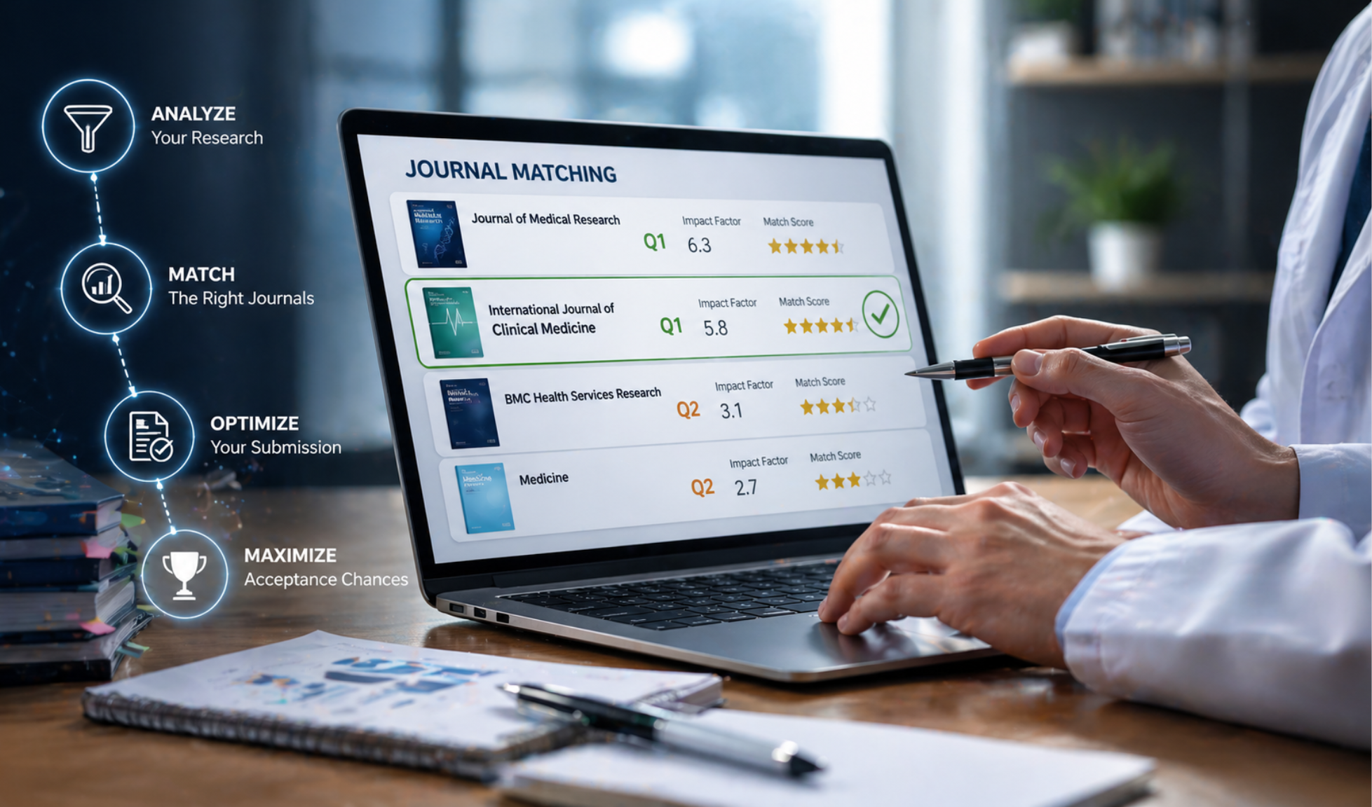 Journal-matched publishing guidance